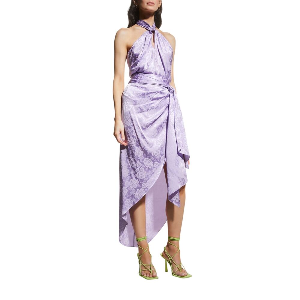 Ronny Kobo Draped Lilac Kit Skirt Size S